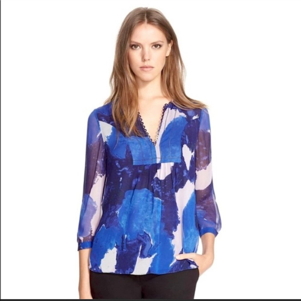 DVF Camden blouse size 4